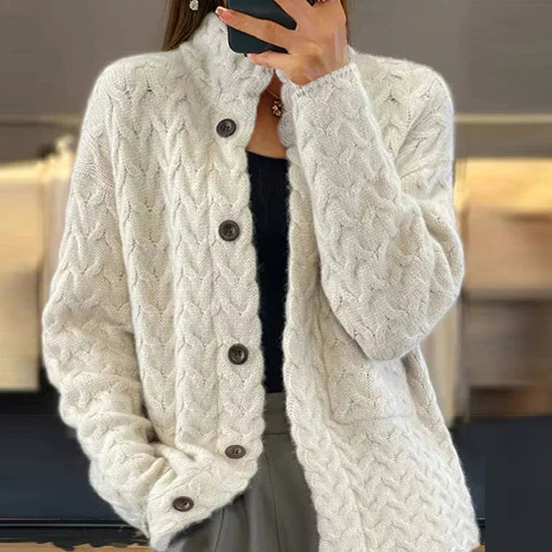 Josette™ - Buttoned Knit Cardigan