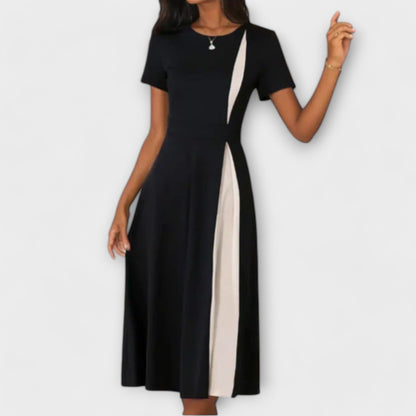 Anette™ – Elegant contrasting dress