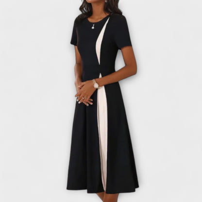Anette™ – Elegant contrasting dress