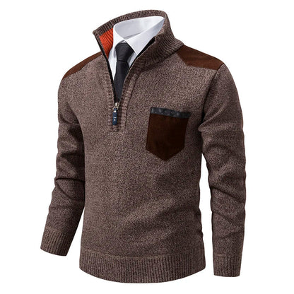 Clinton™ - Elegant Half-Zip Sweater