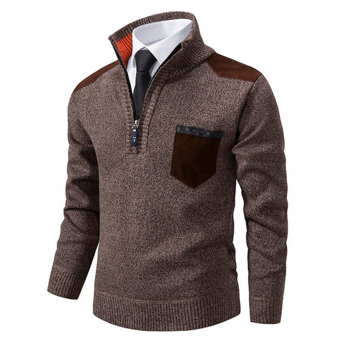 Clinton™ - Elegant Half-Zip Sweater