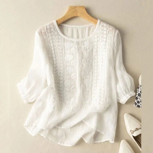 Shiella™ – Embroidered blouse for women