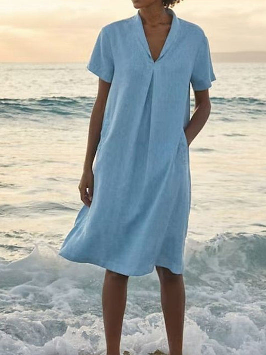Bella™ – Summer Dress with V-Neck