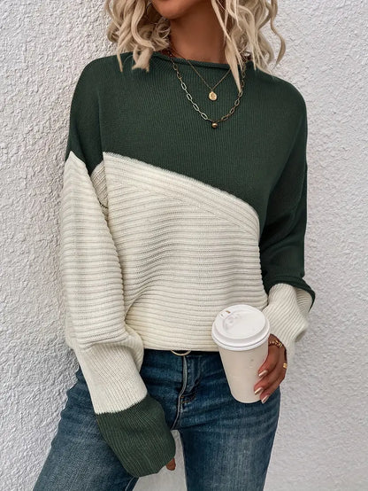 Kaia™ - Color Block Loose Sweater