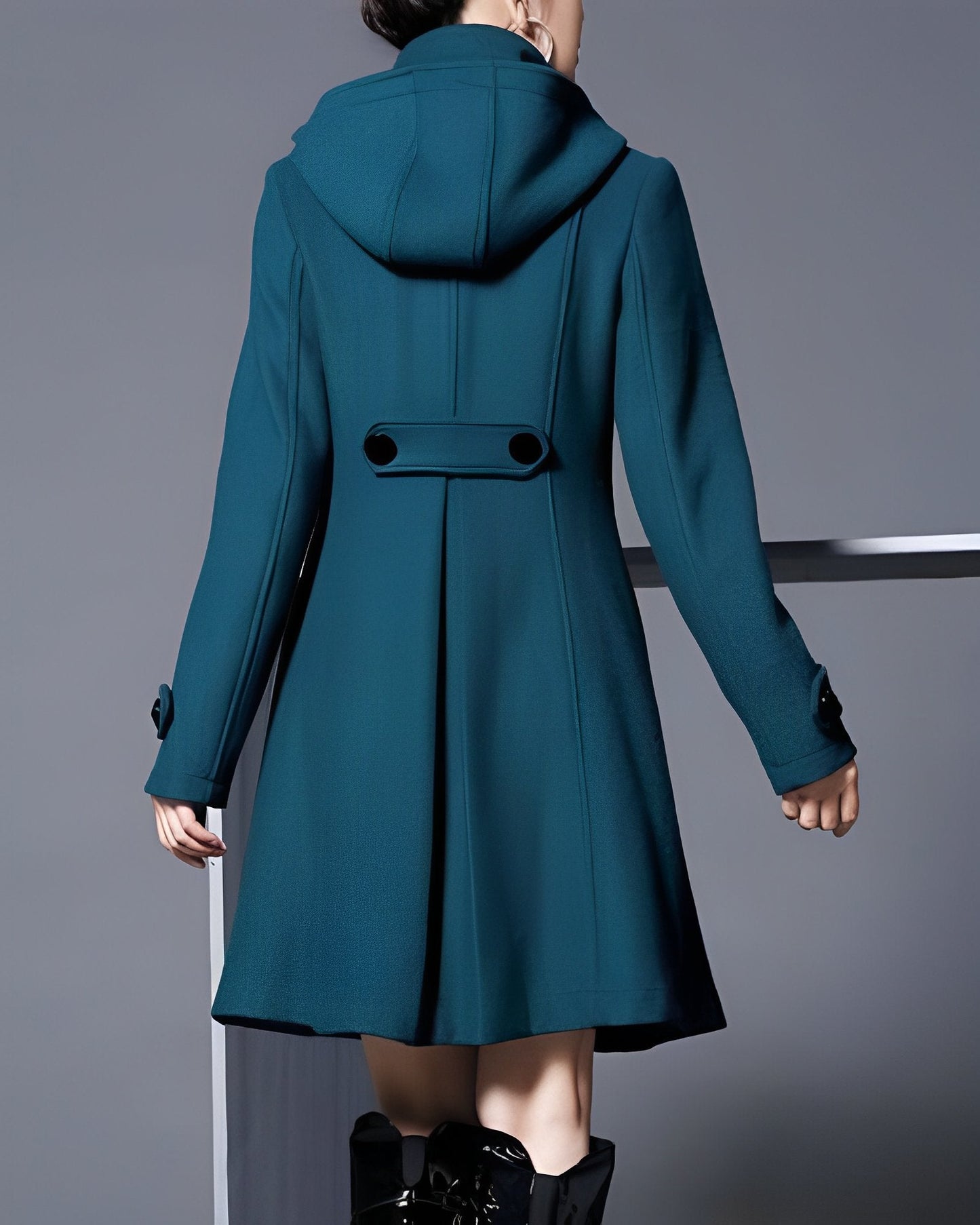 Grace™ - Long coat with hood