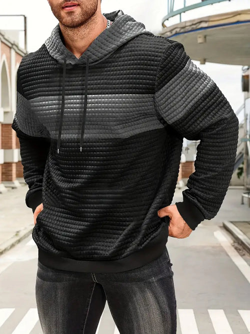 Justin™ - Textured Cozy Hoodie