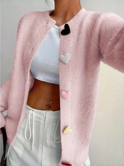 Heart Cardigan | Together against Breast Cancer