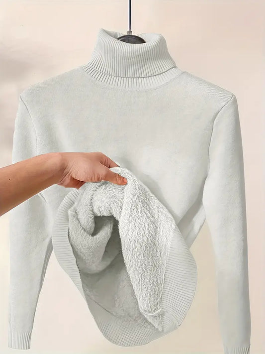 Myrna™ - Casual High Neck Sweater