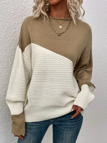Kaia™ - Color Block Loose Sweater