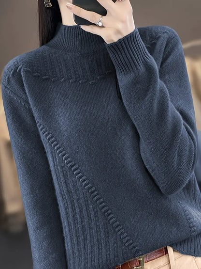 Zaria™ - Half-Turtleneck Sweater