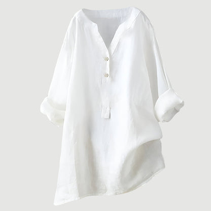 Freja™ – Airy linen button-down shirt