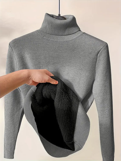 Myrna™ - Casual High Neck Sweater