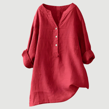 Zarina™ – Comfortable linen blouse