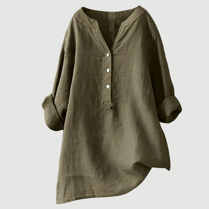 Zarina™ – Comfortable linen blouse