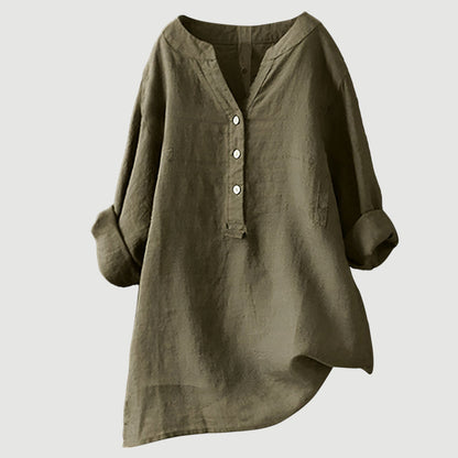 Zarina™ – Comfortable linen blouse