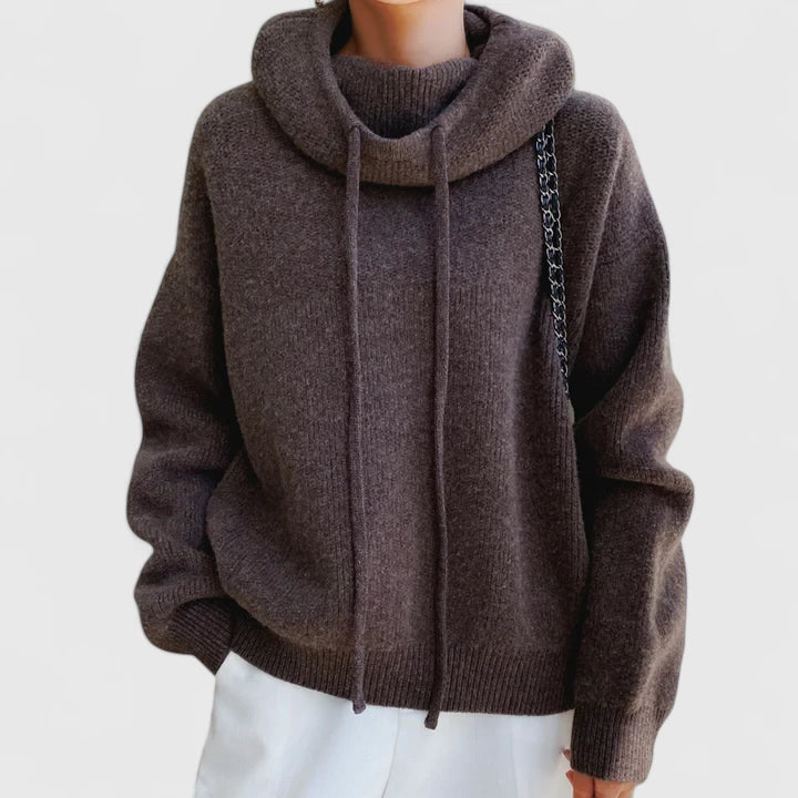 Cleo™- Cozy Knit Hoodie