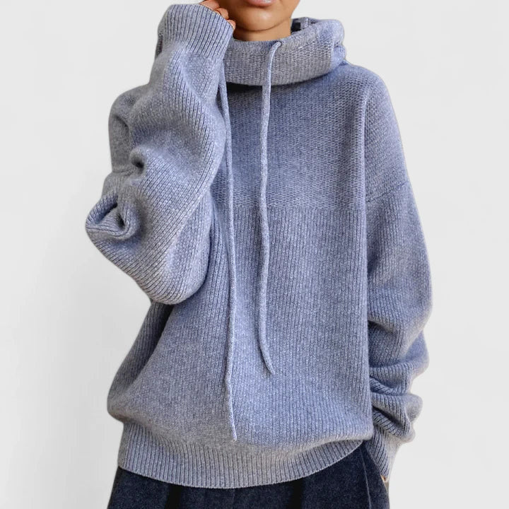 Cleo™- Cozy Knit Hoodie