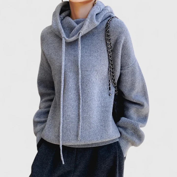 Cleo™- Cozy Knit Hoodie