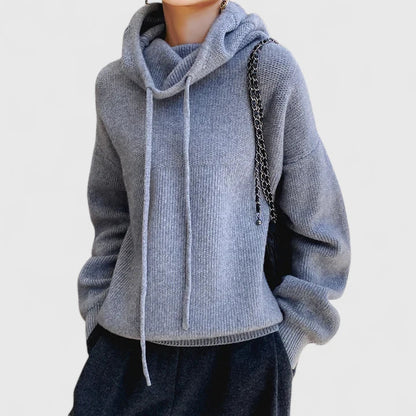 Cleo™- Cozy Knit Hoodie