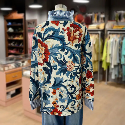 Charlot™ – Vintage Floral Blouse