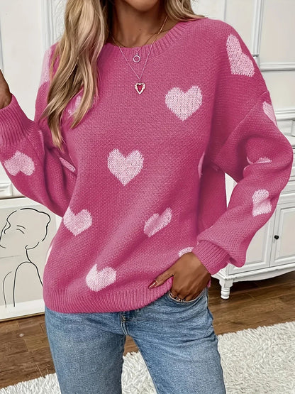 Winter Heart Sweater | Together against Breast Cancer