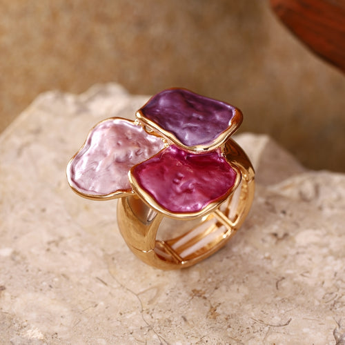 Floral Shine Ring | Together against Breast Cancer