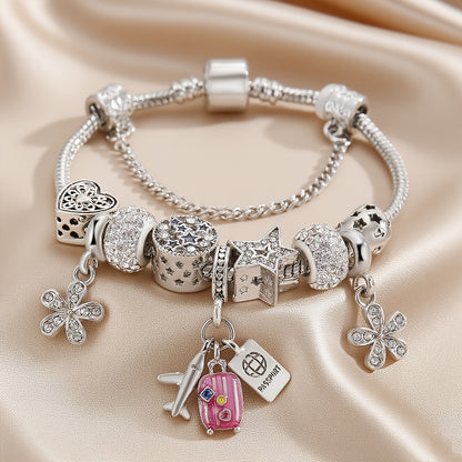 Wanderlust Charm Bracelet | Together against Breast Cancer