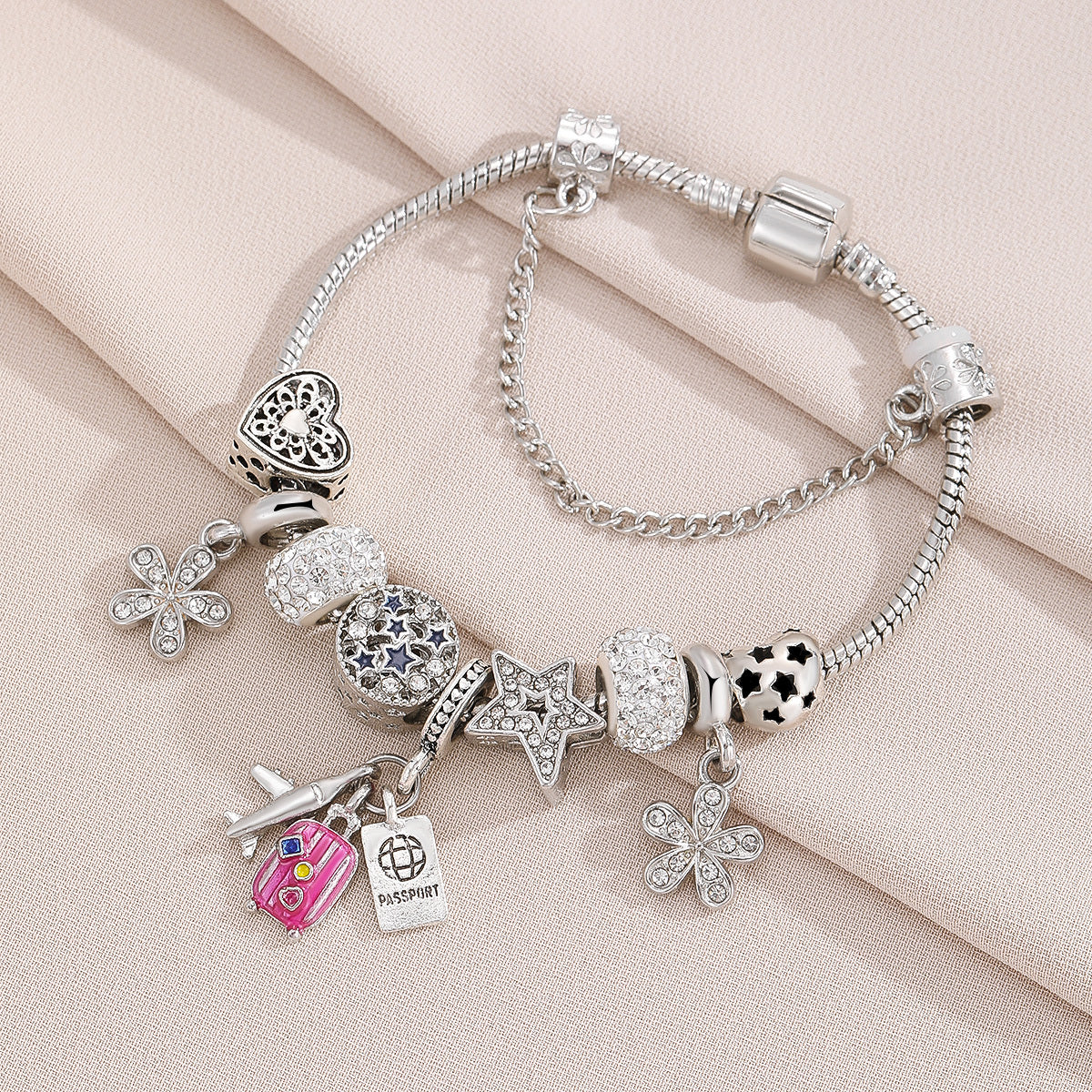 Wanderlust Charm Bracelet | Together against Breast Cancer
