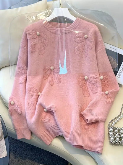 Bow Pearl Sweater | Together against Breast Cancer