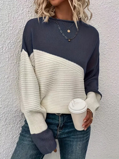 Kaia™ - Color Block Loose Sweater