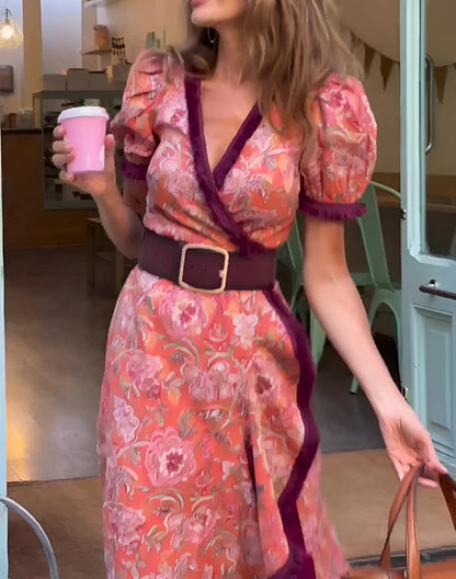 Elodie™ – Pleated wrap dress