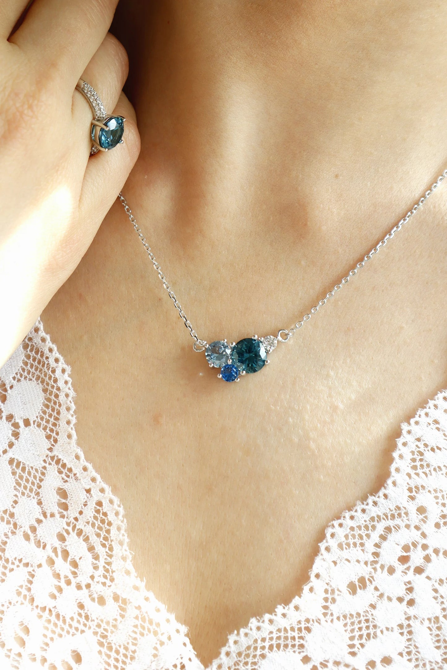 Elegant Gemstone Necklace | Together against Diabetes