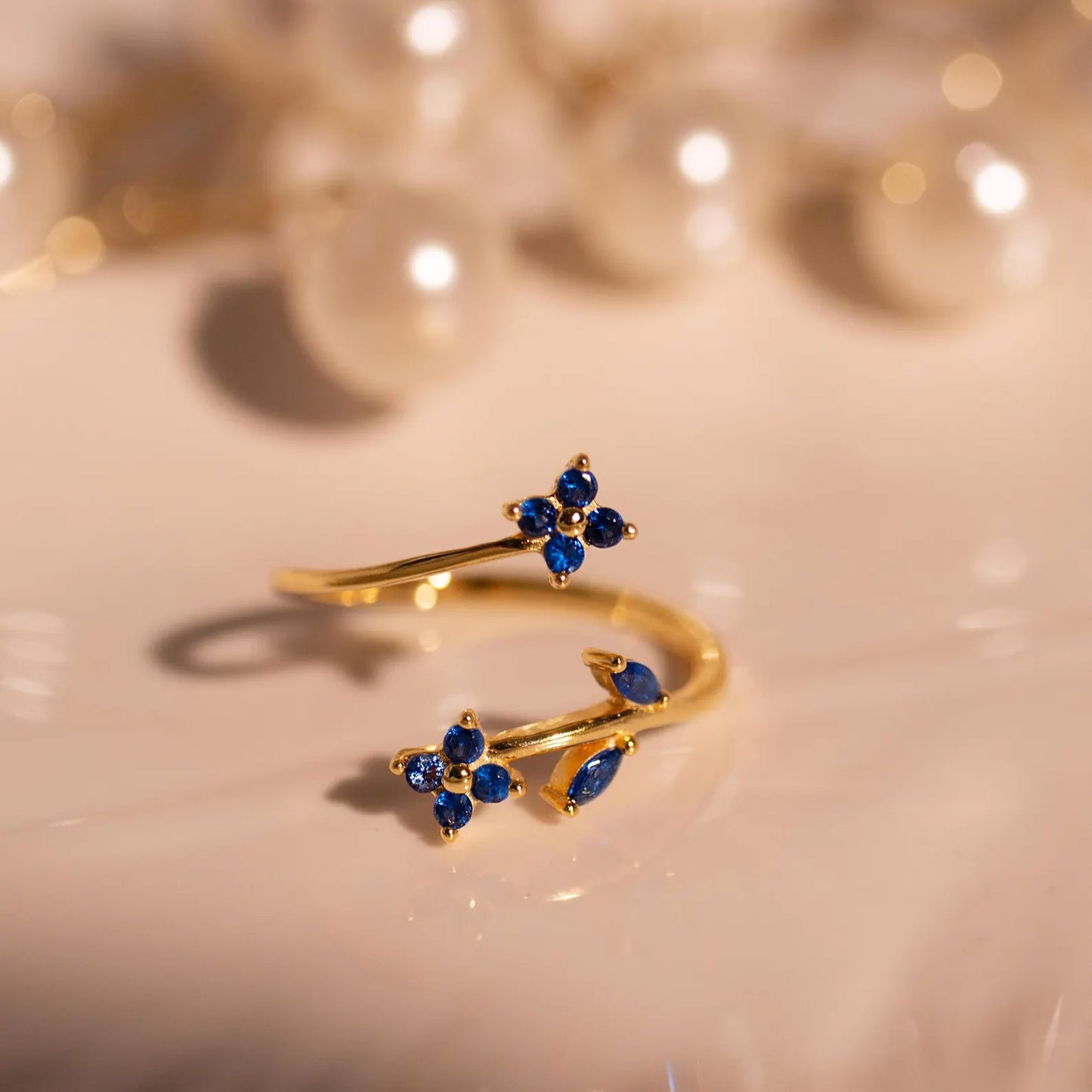 Floral Gem Ring | Together against Diabetes