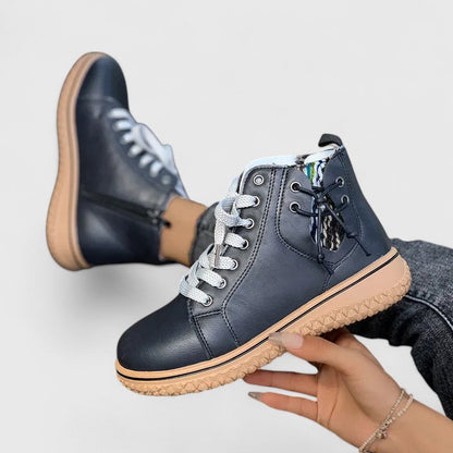 Nyrah™ - Lace up Flat Boots
