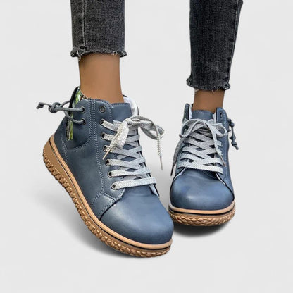 Nyrah™ - Lace up Flat Boots