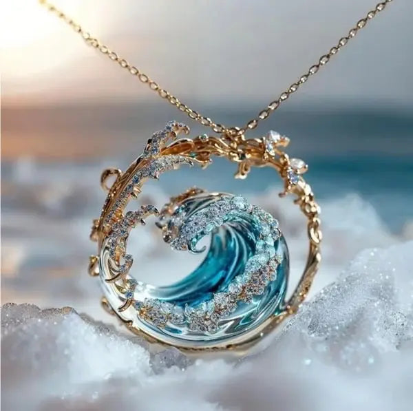 Shaina™ - Ocean-Inspired Pendant Necklace