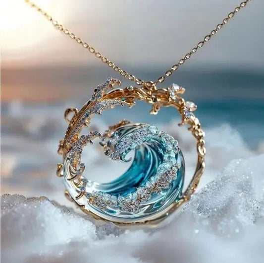 Shaina™ - Ocean-Inspired Pendant Necklace