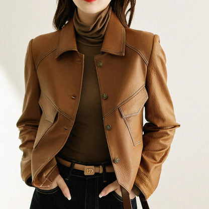 Irina™ - Spring Leather Jacket