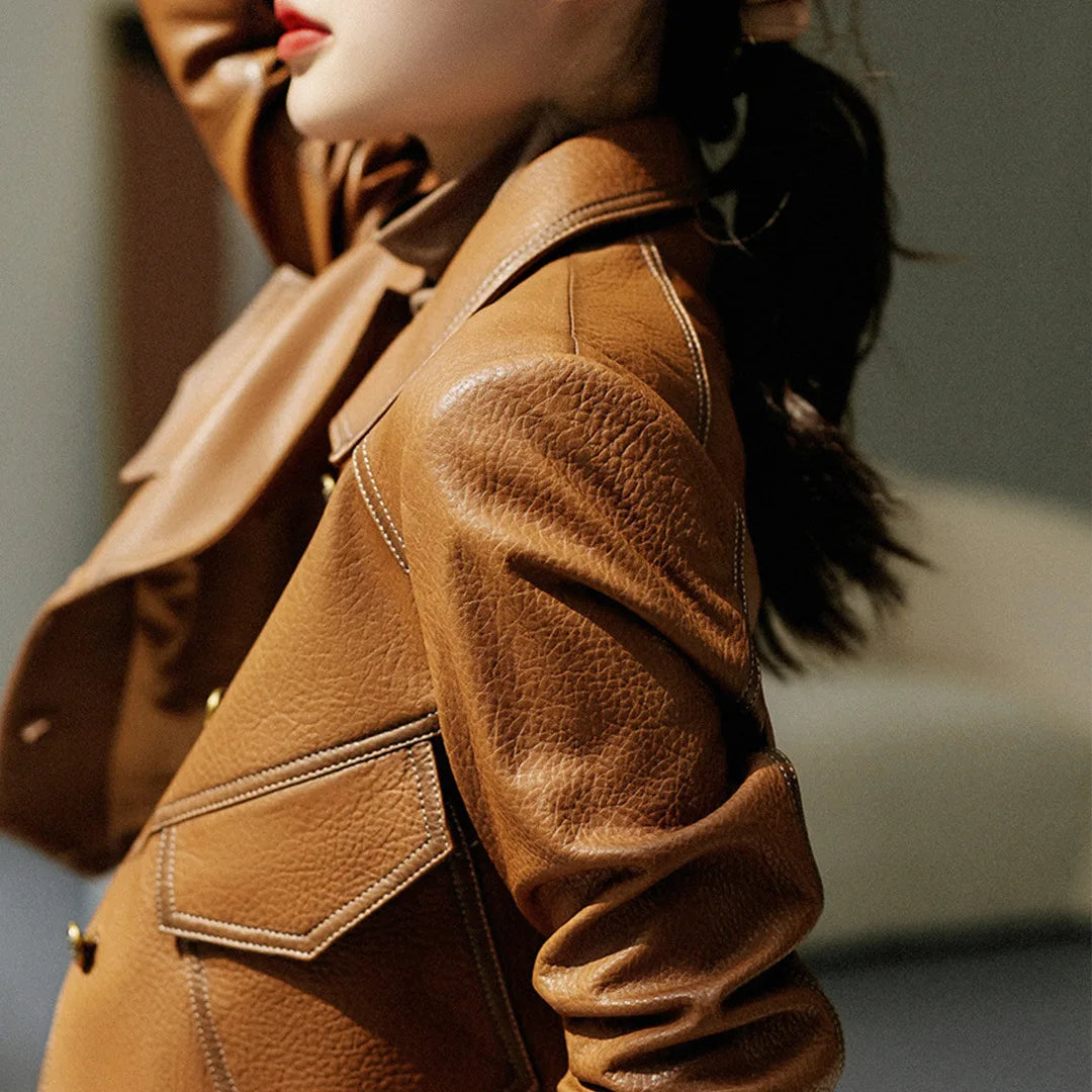 Irina™ - Spring Leather Jacket