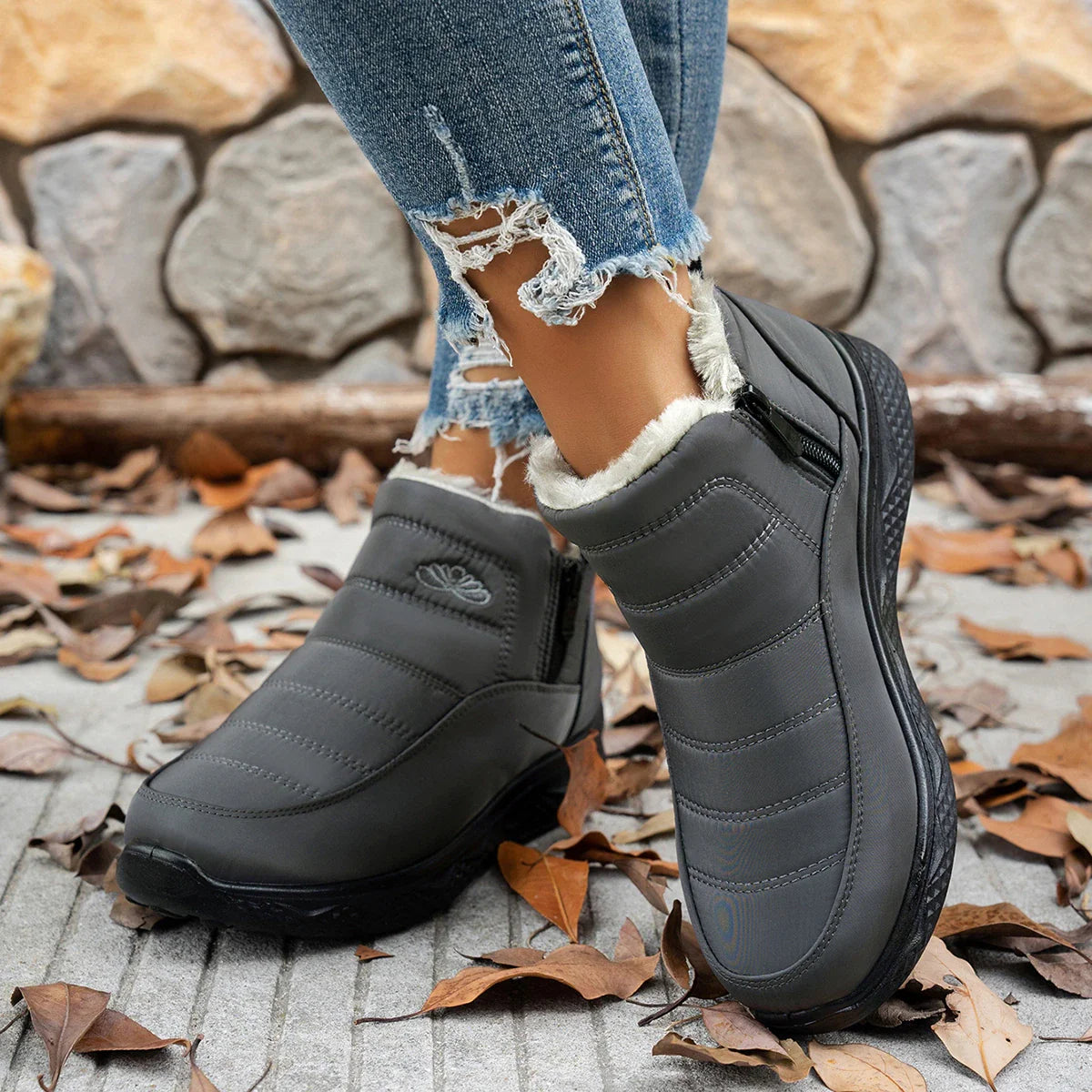 Loes™ - Warm Anti-Slip Ankle Boots