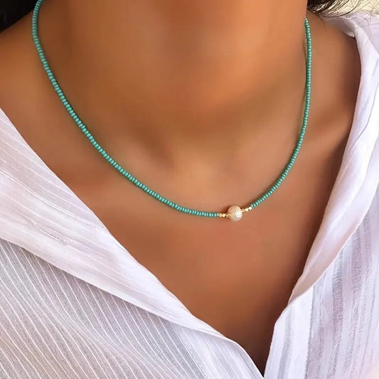 Brilliant pearl necklace | Together against diabetes