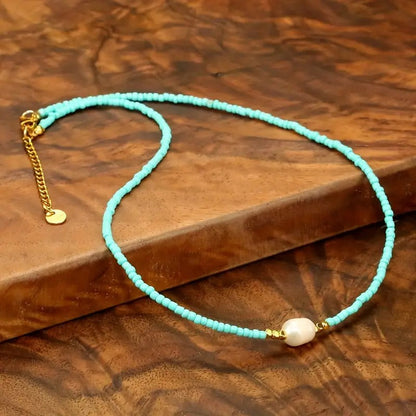 Brilliant pearl necklace | Together against diabetes