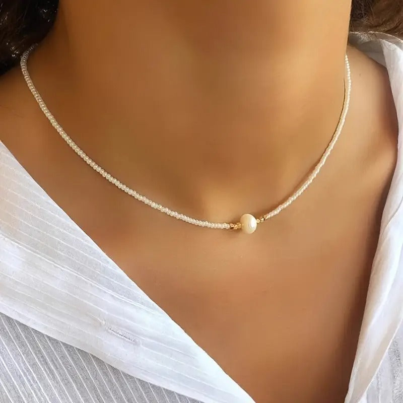 Brilliant pearl necklace | Together against diabetes
