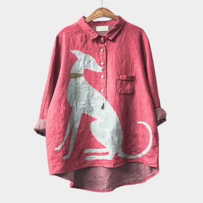 Lovisa™ - Oversized shirt with dog print