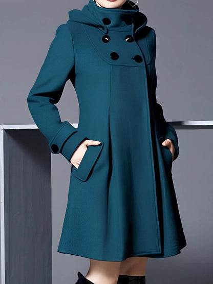 Grace™ - Long coat with hood
