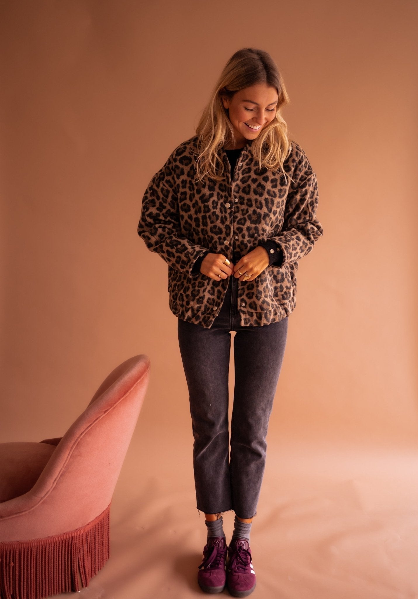 Sofia™ - Leopard Print Blazer