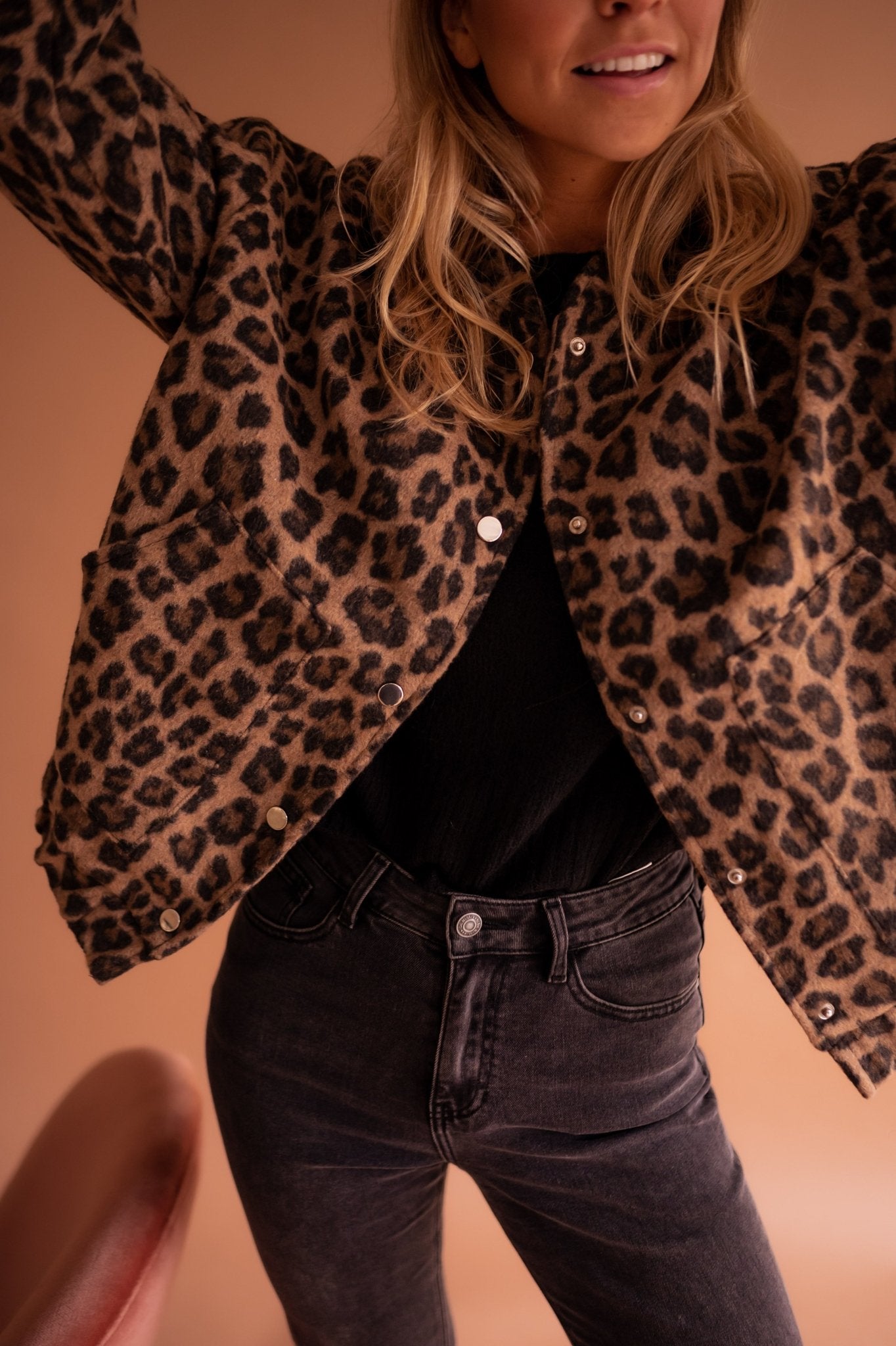 Sofia™ - Leopard Print Blazer