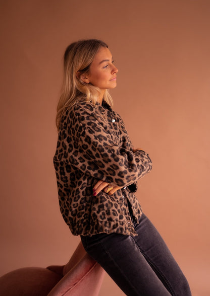 Sofia™ - Leopard Print Blazer