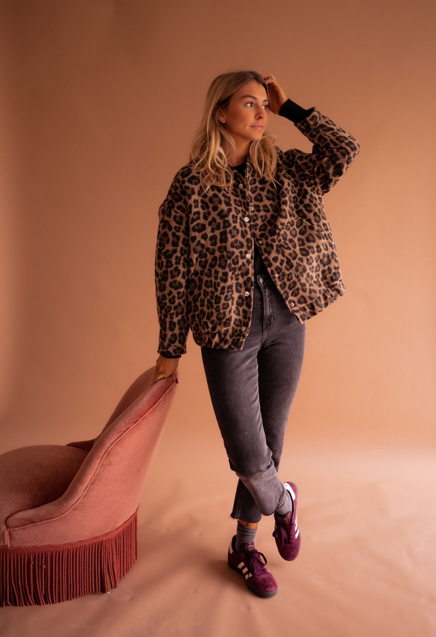 Sofia™ - Leopard Print Blazer