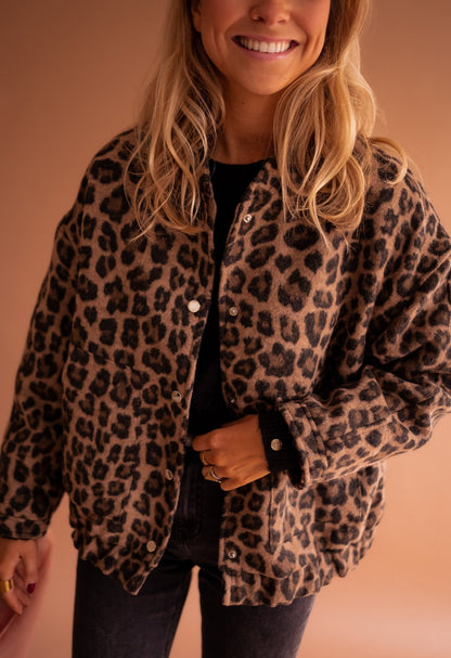 Sofia™ - Leopard Print Blazer
